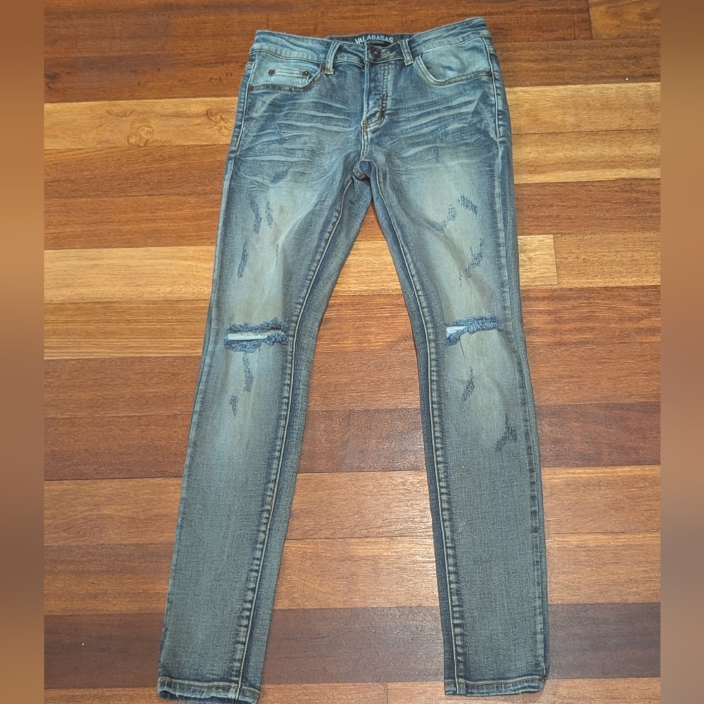 Valabasas Distressed Skinnt Fit Men’s Jeans Size 30
